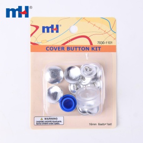 Aluminum Cover Button Kit with a model