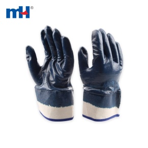 Work Gloves Fully Coated with Nitrile