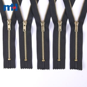 #3 Metal Brass Zipper CE AL