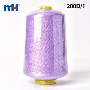 200D/1 100% Polyester Overlock Yarn