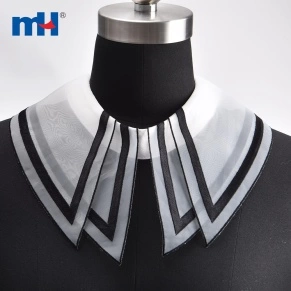 Navy Collar Detachable Collar/Necker