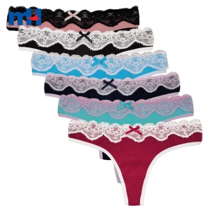 Intimates Womens All Cotton Thong