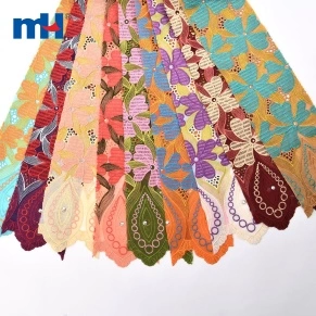 Embroidered African Lace Fabric