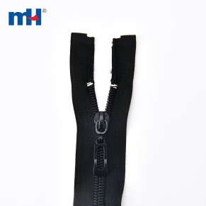 Nylon Zipper with Black Nickel Slider