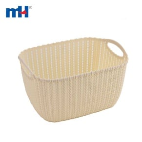 Imitation Rattan Rectangular Storage Basket