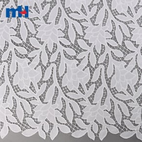 Laser Cutted Embroidered Lace Fabric