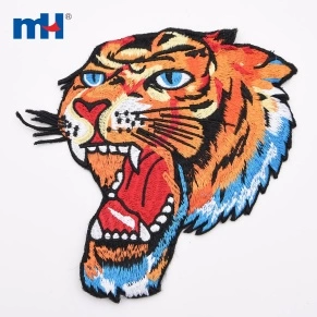 Tiger Iron-on Embroidery Patch