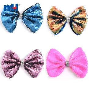 Glitter Sequins Bow Clips
