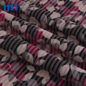 Printed Single Jersey Knit Fabric
