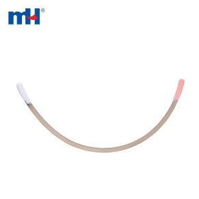 Stainless Steel Bra Wire with Plastic-Coated End Tip